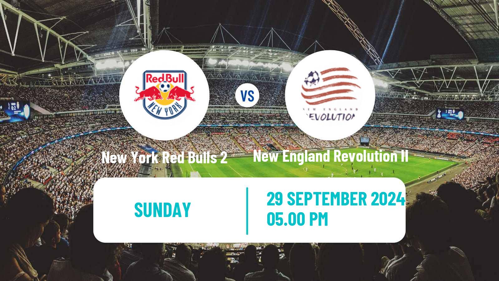 Soccer MLS Next Pro New York Red Bulls 2 - New England Revolution II