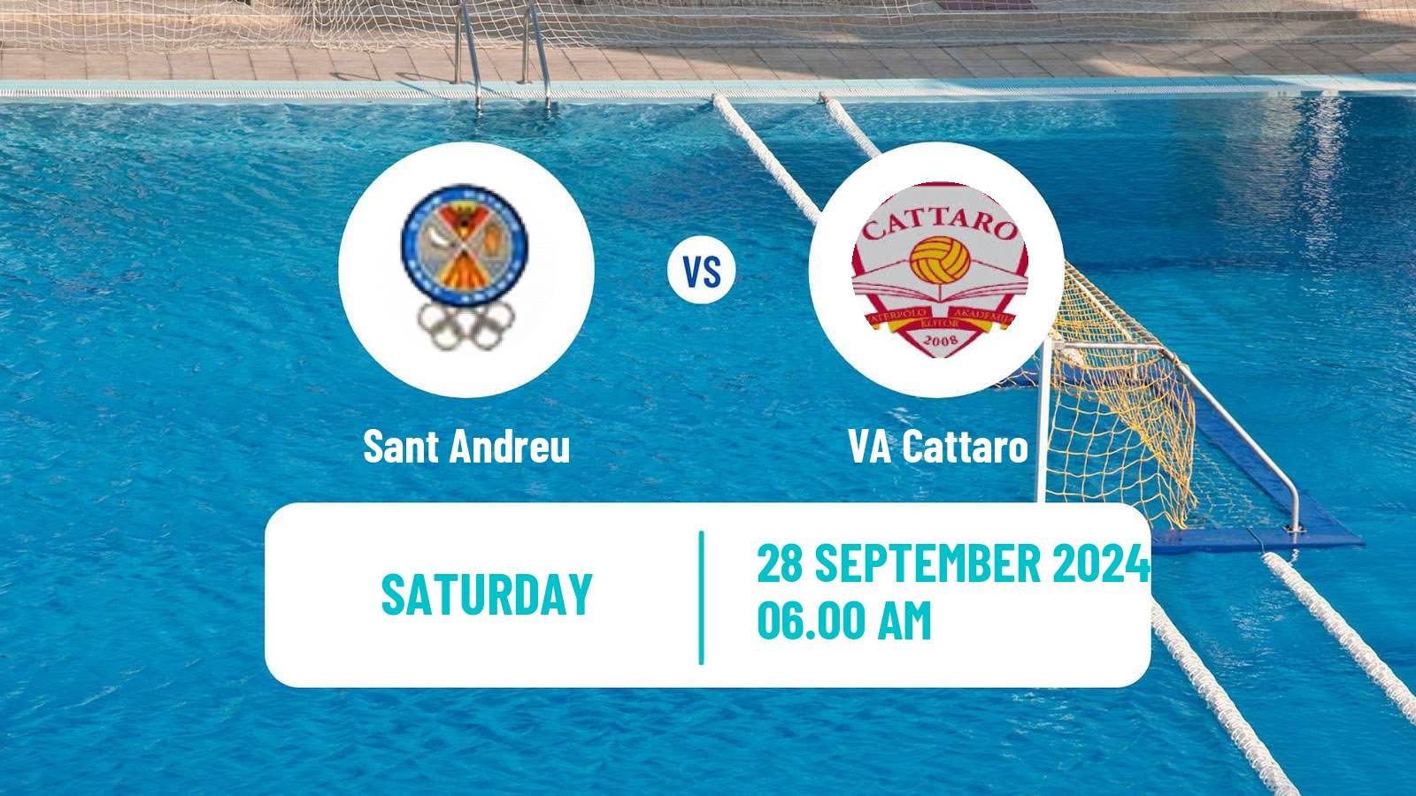 Water polo Euro Cup Water Polo Sant Andreu - Cattaro