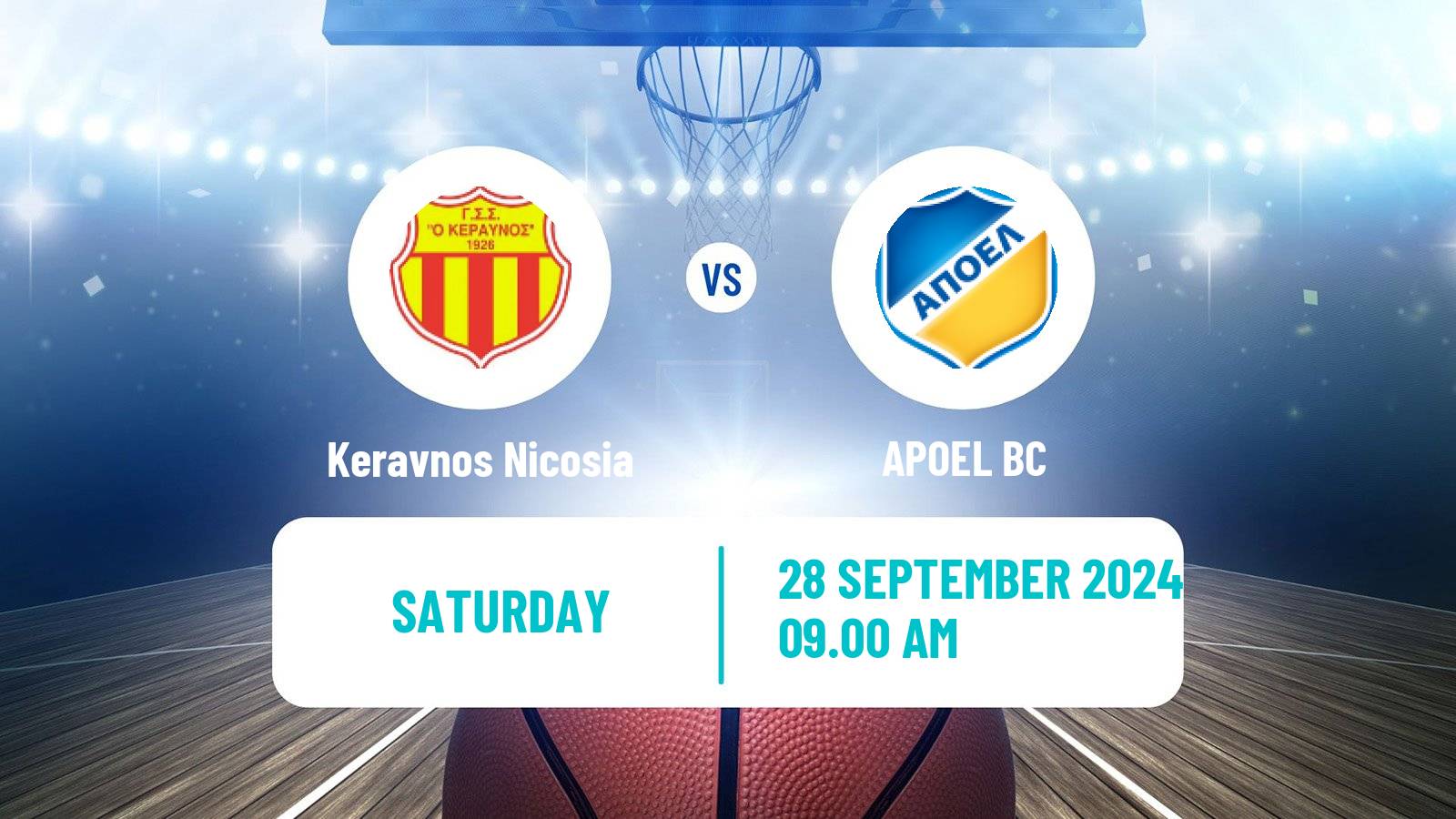 Basketball Club Friendly Basketball Keravnos Nicosia - APOEL