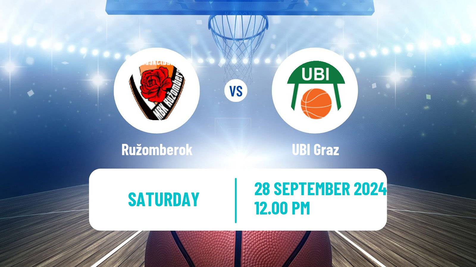 Basketball CEWL Women Ružomberok - UBI Graz