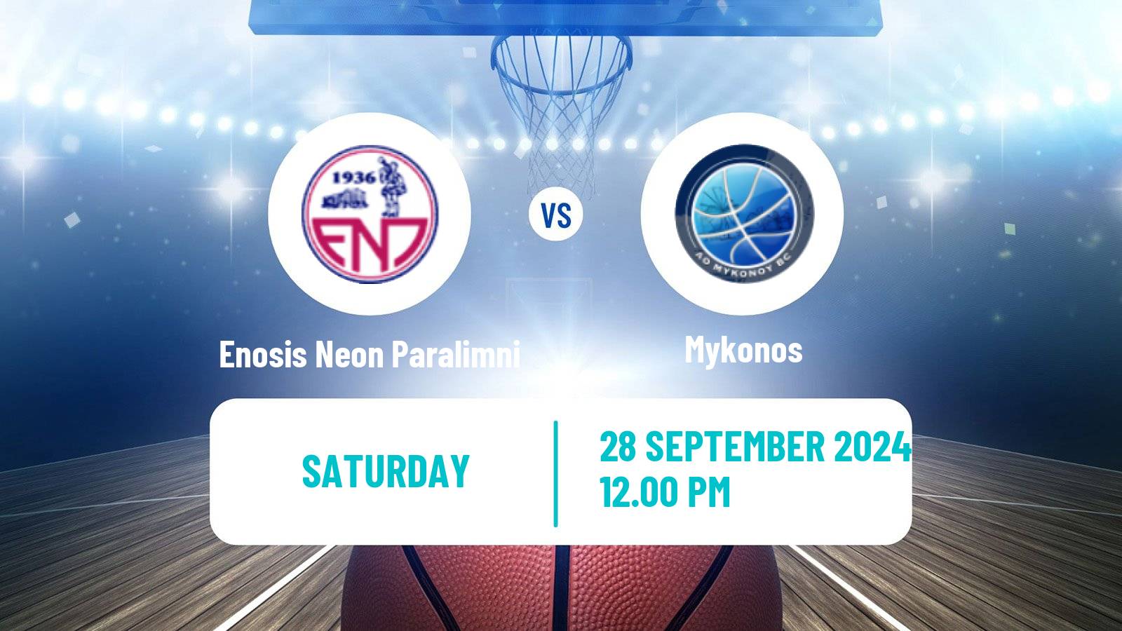 Basketball Club Friendly Basketball Enosis Neon Paralimni - Mykonos