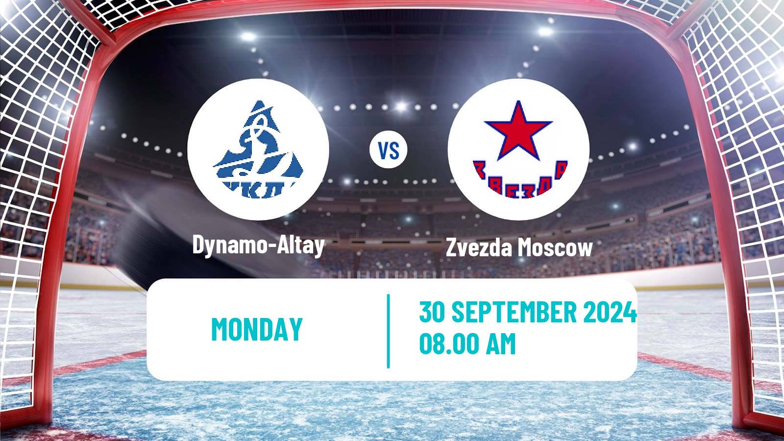 Hockey VHL Dynamo-Altay - Zvezda Moscow