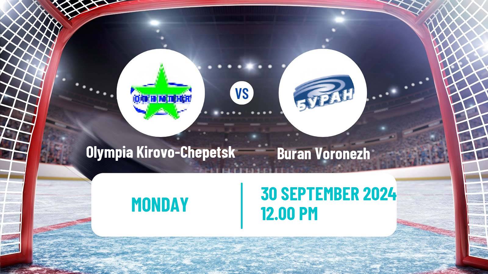 Hockey VHL Olympia Kirovo-Chepetsk - Buran Voronezh