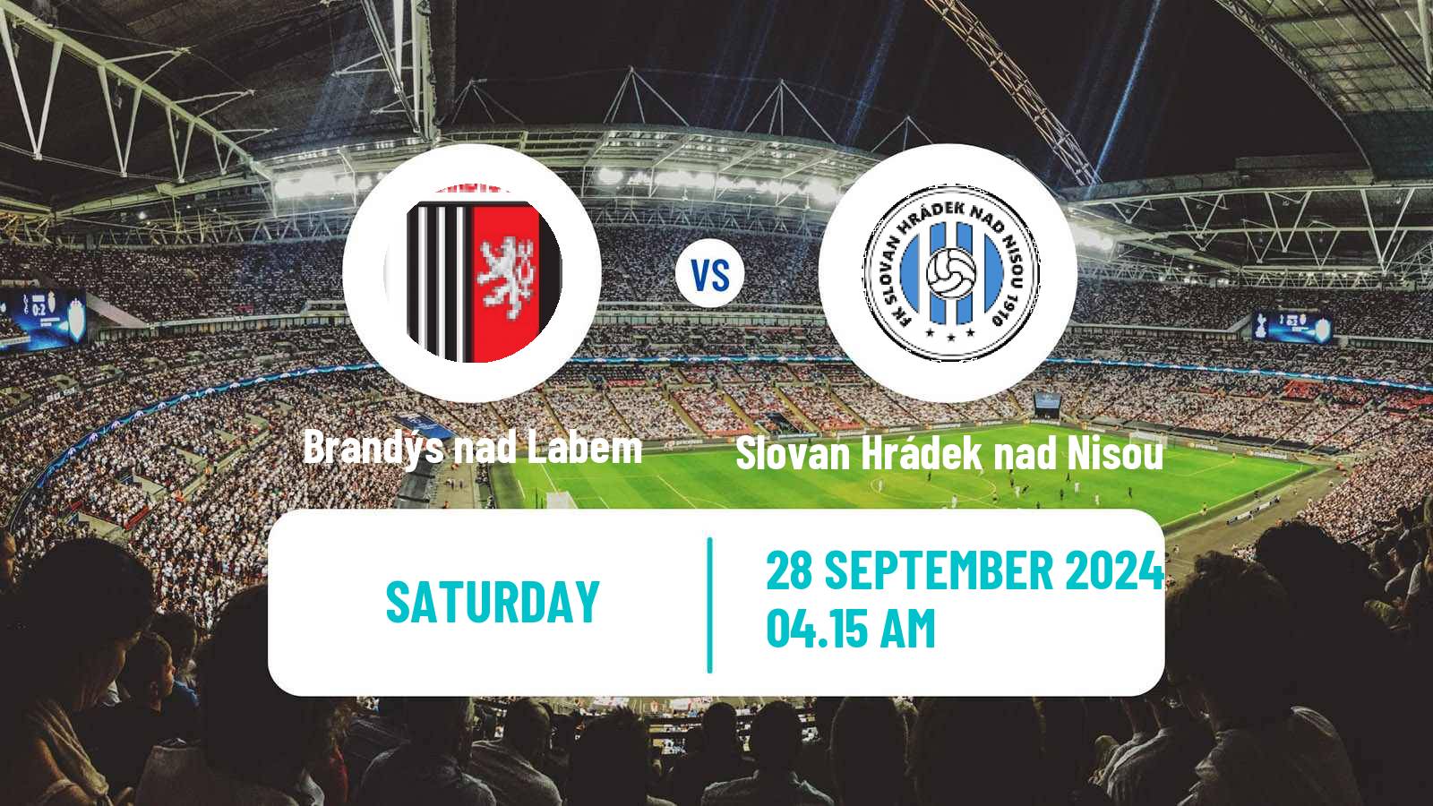 Soccer Czech Division C Brandýs nad Labem - Slovan Hrádek nad Nisou