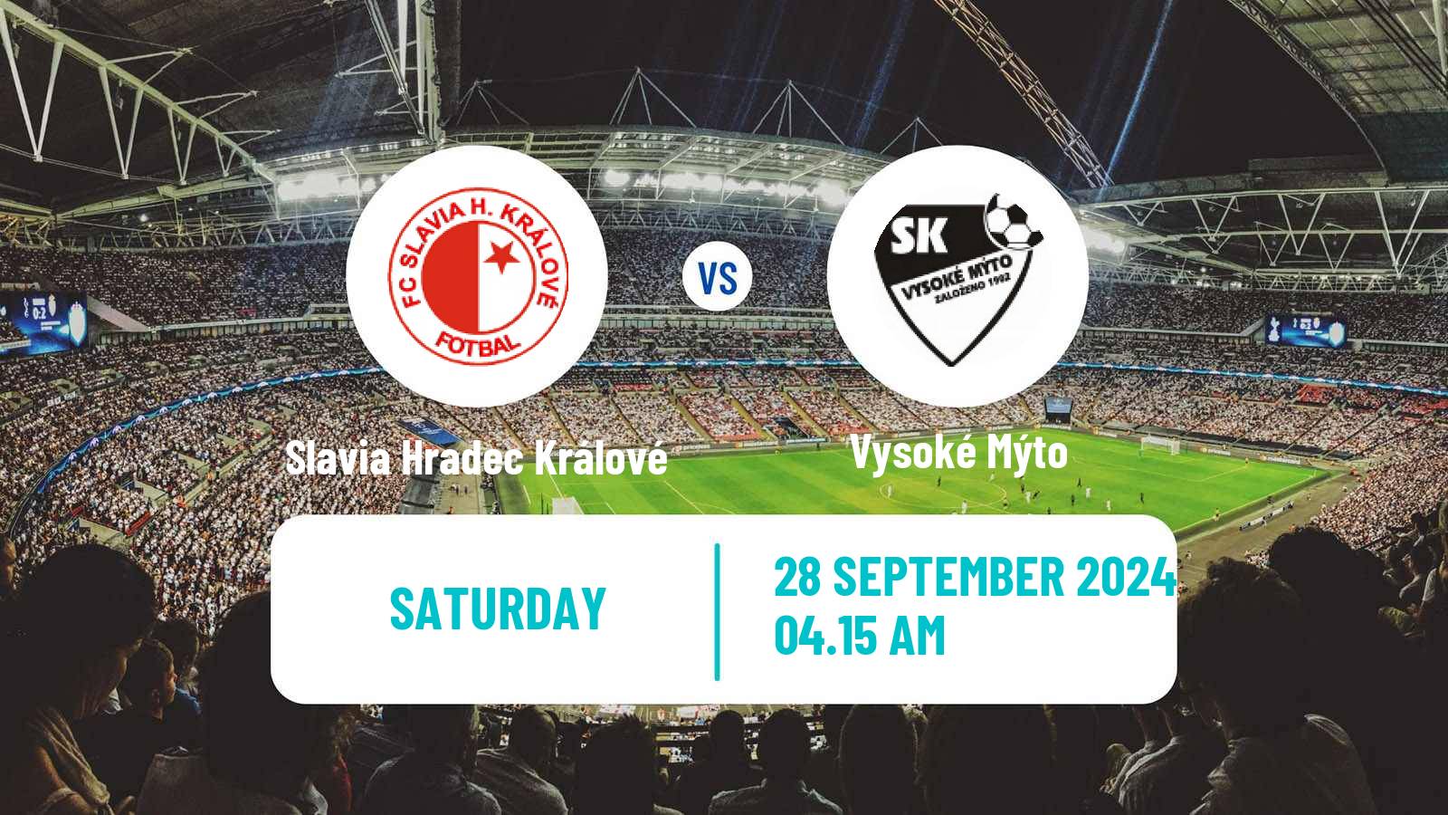 Soccer Czech Division C Slavia Hradec Králové - Vysoké Mýto