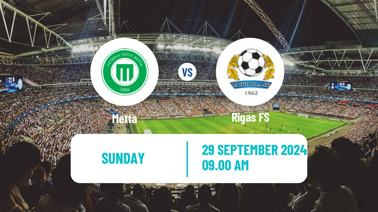 Soccer Latvian 1 Liga Women Metta - Rīgas FS