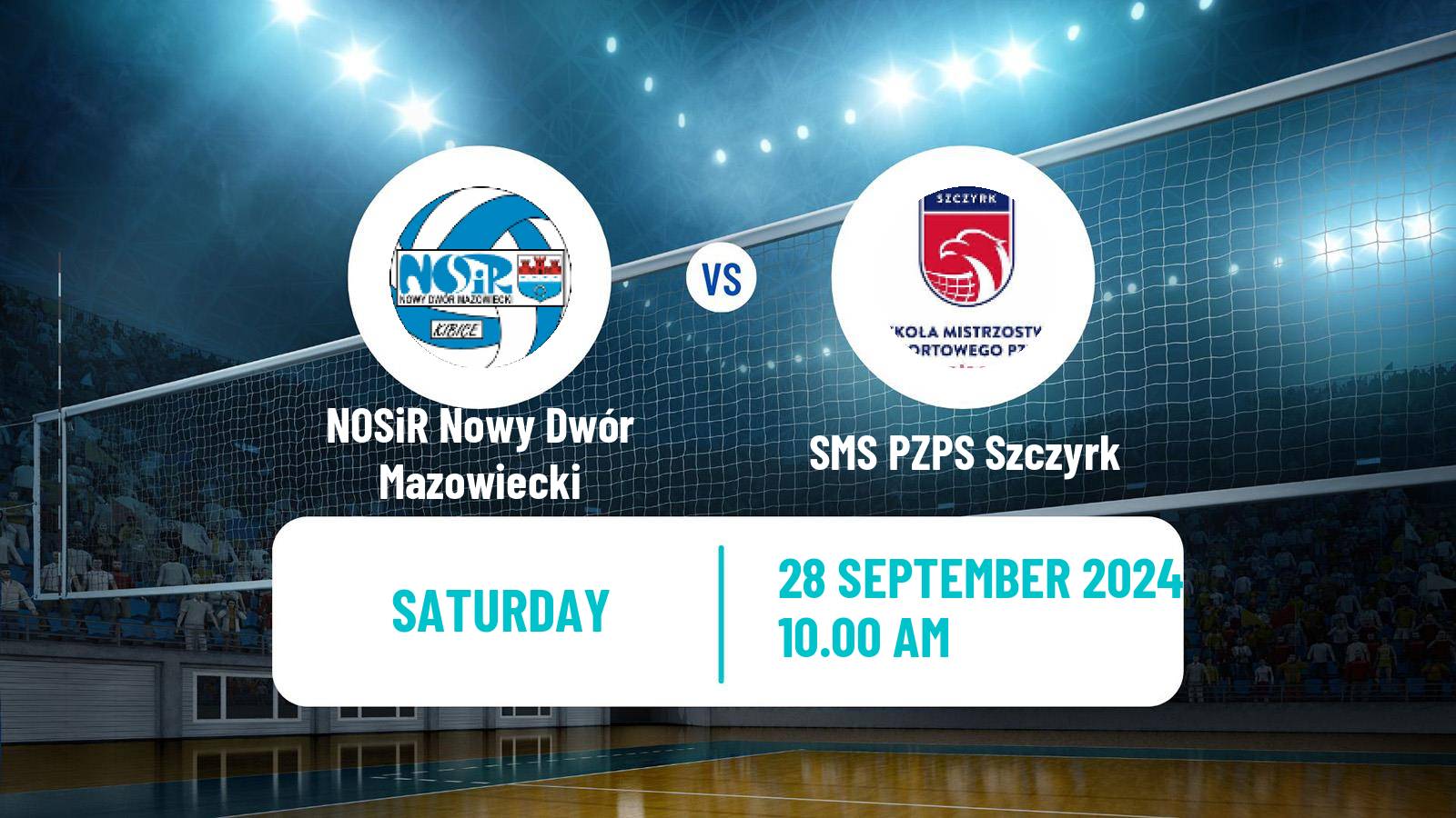 Volleyball Polish I Liga Volleyball Women NOSiR Nowy Dwór Mazowiecki - SMS PZPS Szczyrk