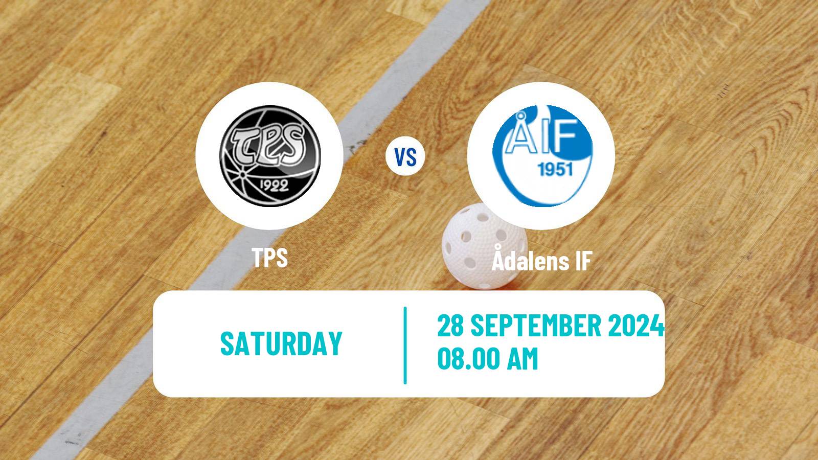 Floorball Finnish F-Liiga Women TPS - Ådalens IF