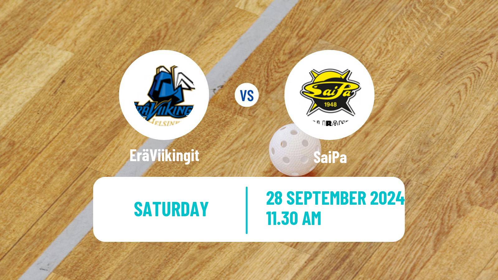 Floorball Finnish F-Liiga Women EräViikingit - SaiPa