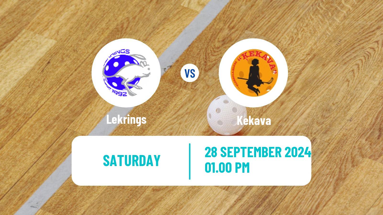 Floorball Latvian Elvi Liga Women Lekrings - Kekava