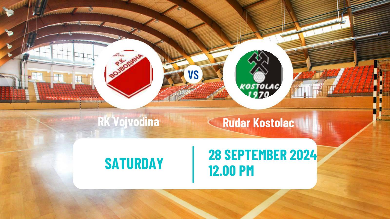 Handball Serbian Superliga Handball RK Vojvodina - Rudar Kostolac