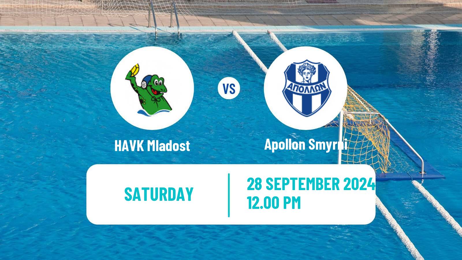 Water polo Euro Cup Water Polo HAVK Mladost - Apollon Smyrni