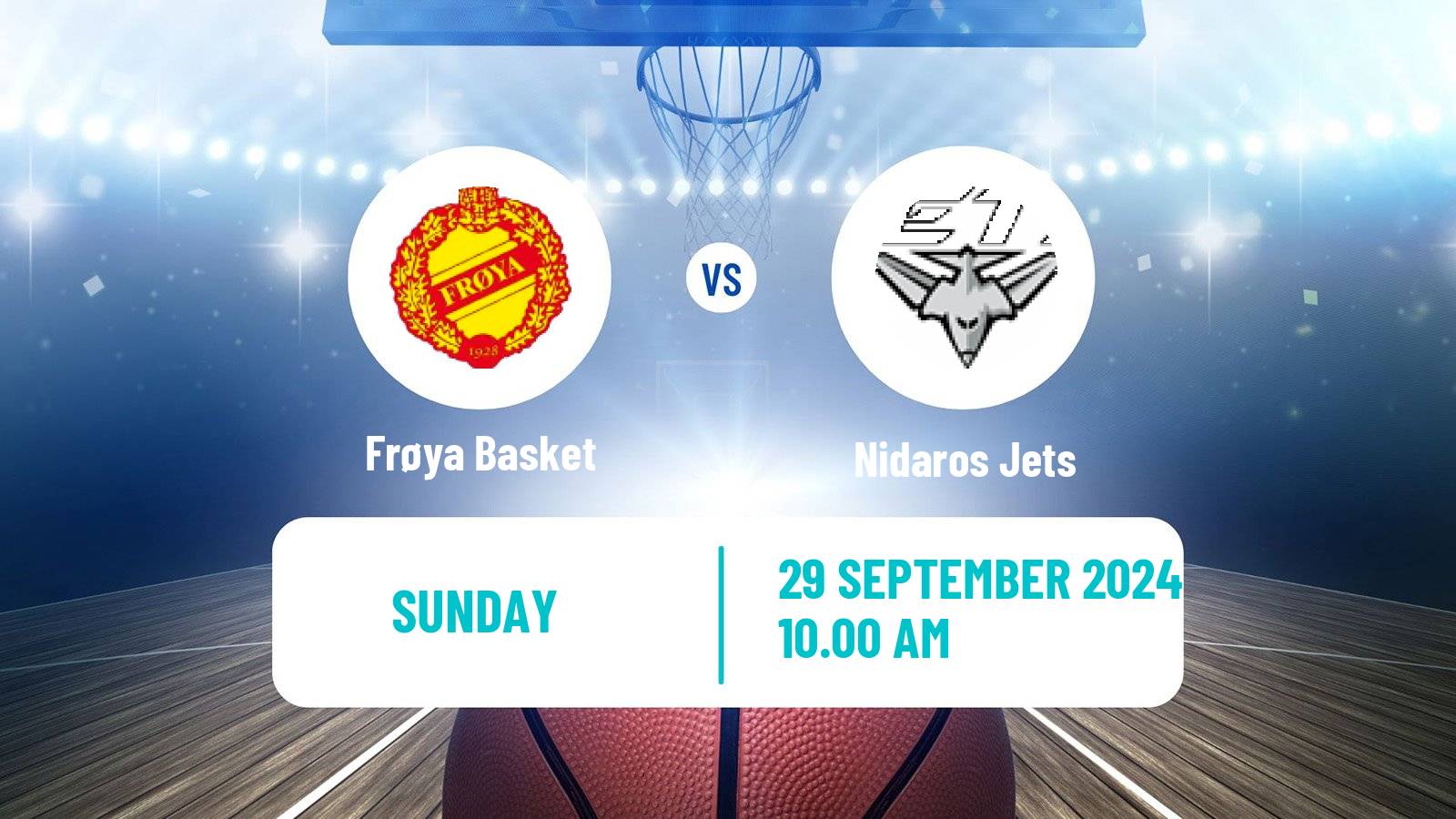 Basketball Norwegian BLNO Frøya Basket - Nidaros Jets