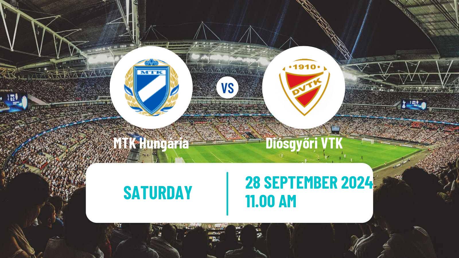 Soccer Hungarian NB I Women MTK Hungária - Diósgyőri VTK