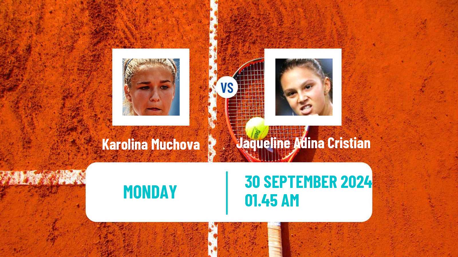 Tennis WTA Beijing Karolina Muchova - Jaqueline Adina Cristian