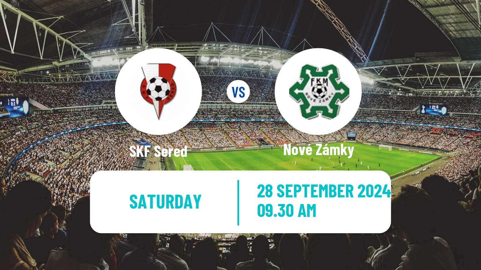 Soccer Slovak 3 Liga West Sered - Nové Zámky