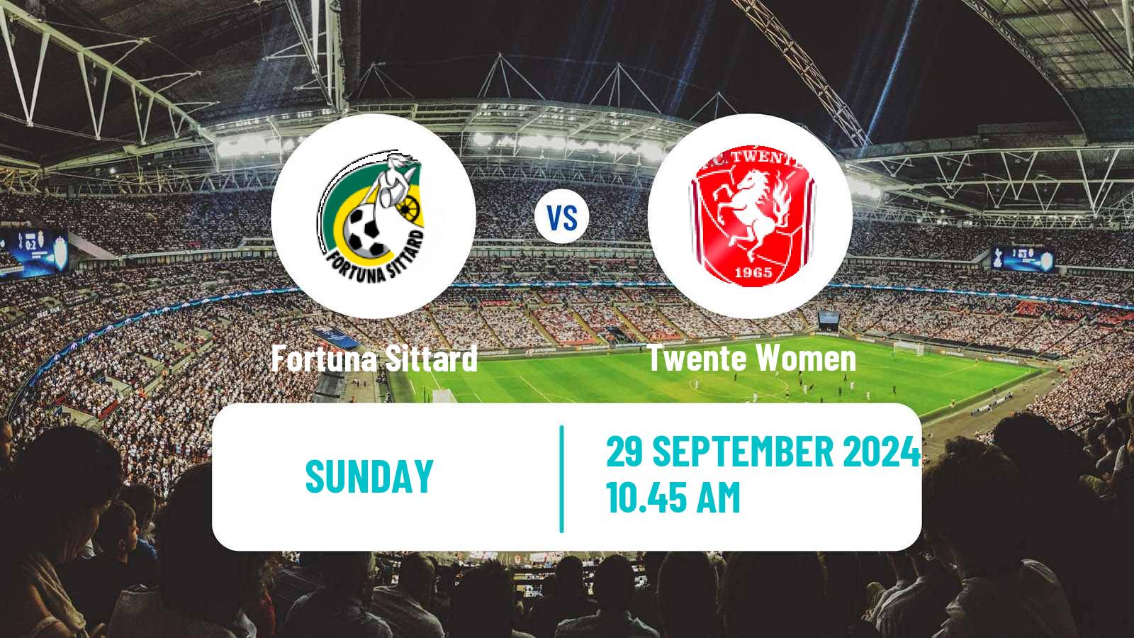 Soccer Dutch Eredivisie Women Fortuna Sittard - Twente