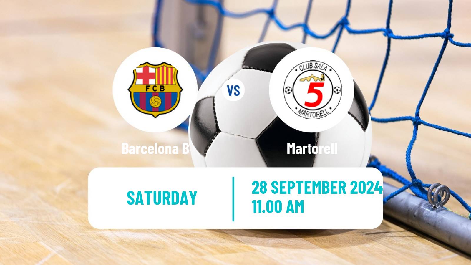 Futsal Spanish Segunda Division Futsal Barcelona B - Martorell