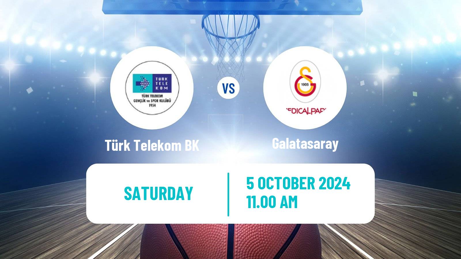 Basketball Turkish Basketball Super Ligi Türk Telekom BK - Galatasaray