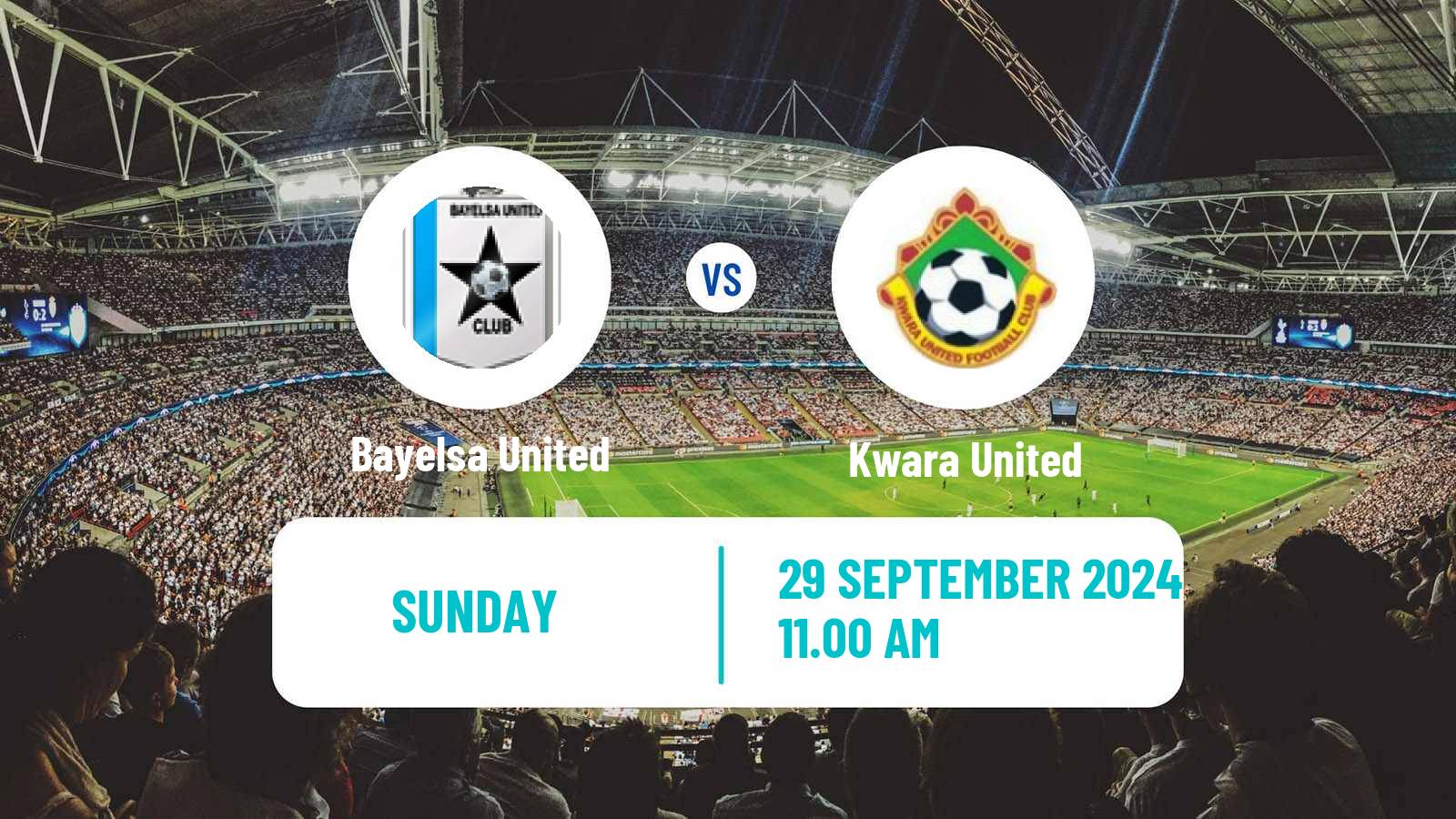 Soccer Nigerian Premier League Bayelsa United - Kwara United