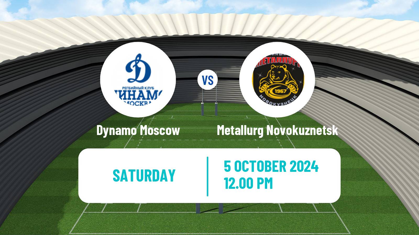 Rugby union Russian Premier League Rugby Dynamo Moscow - Metallurg Novokuznetsk