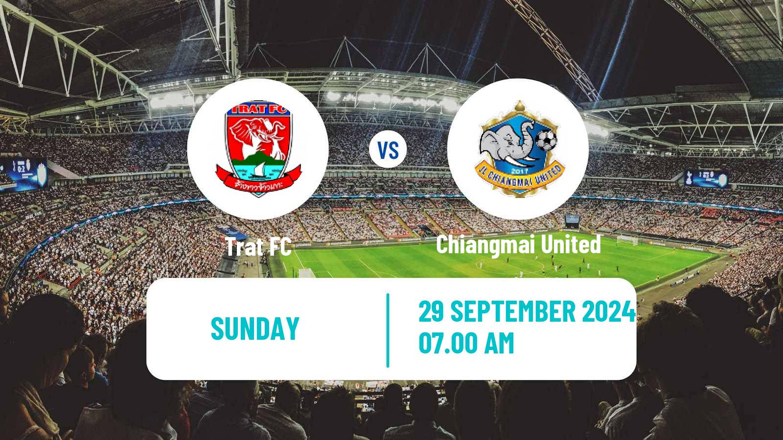 Soccer Thai League 2 Trat - Chiangmai United