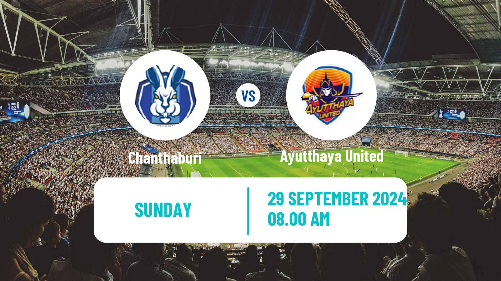 Soccer Thai League 2 Chanthaburi - Ayutthaya United