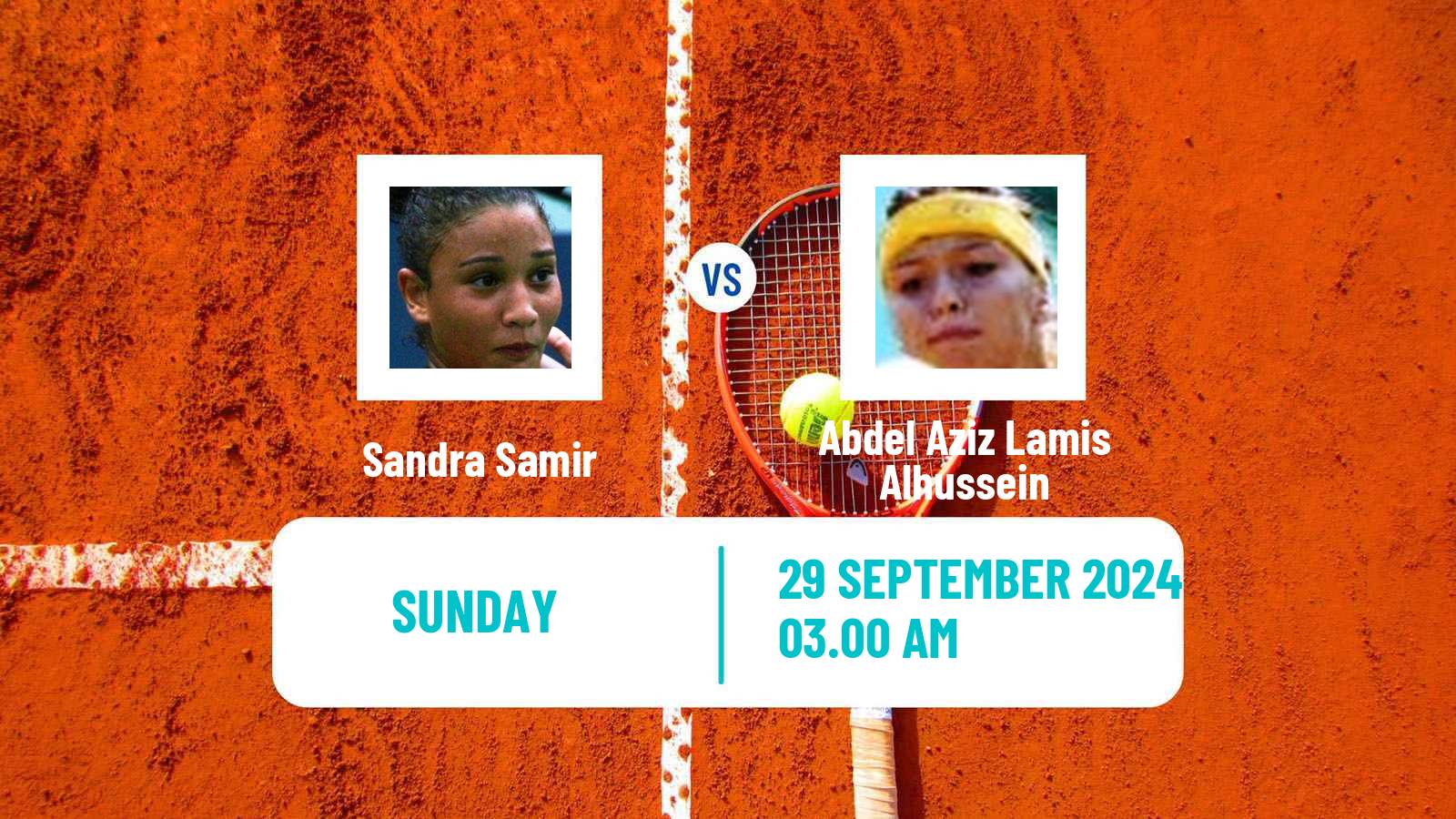 Tennis ITF W15 Sharm Elsheikh 11 Women Sandra Samir - Abdel Aziz Lamis Alhussein