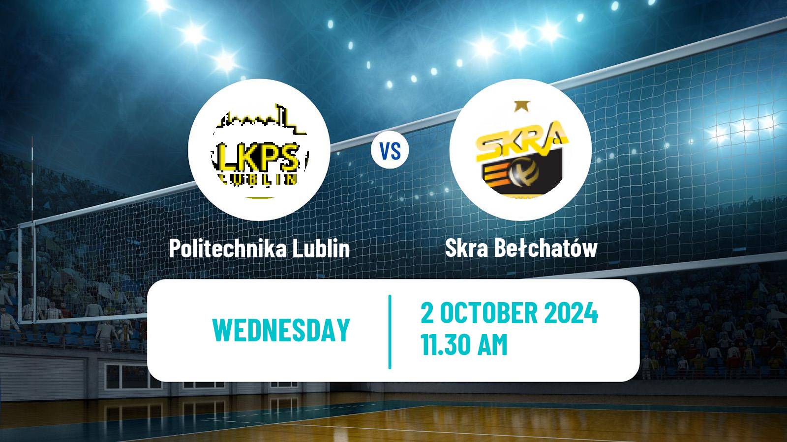 Volleyball Polish PlusLiga Politechnika Lublin - Skra Bełchatów