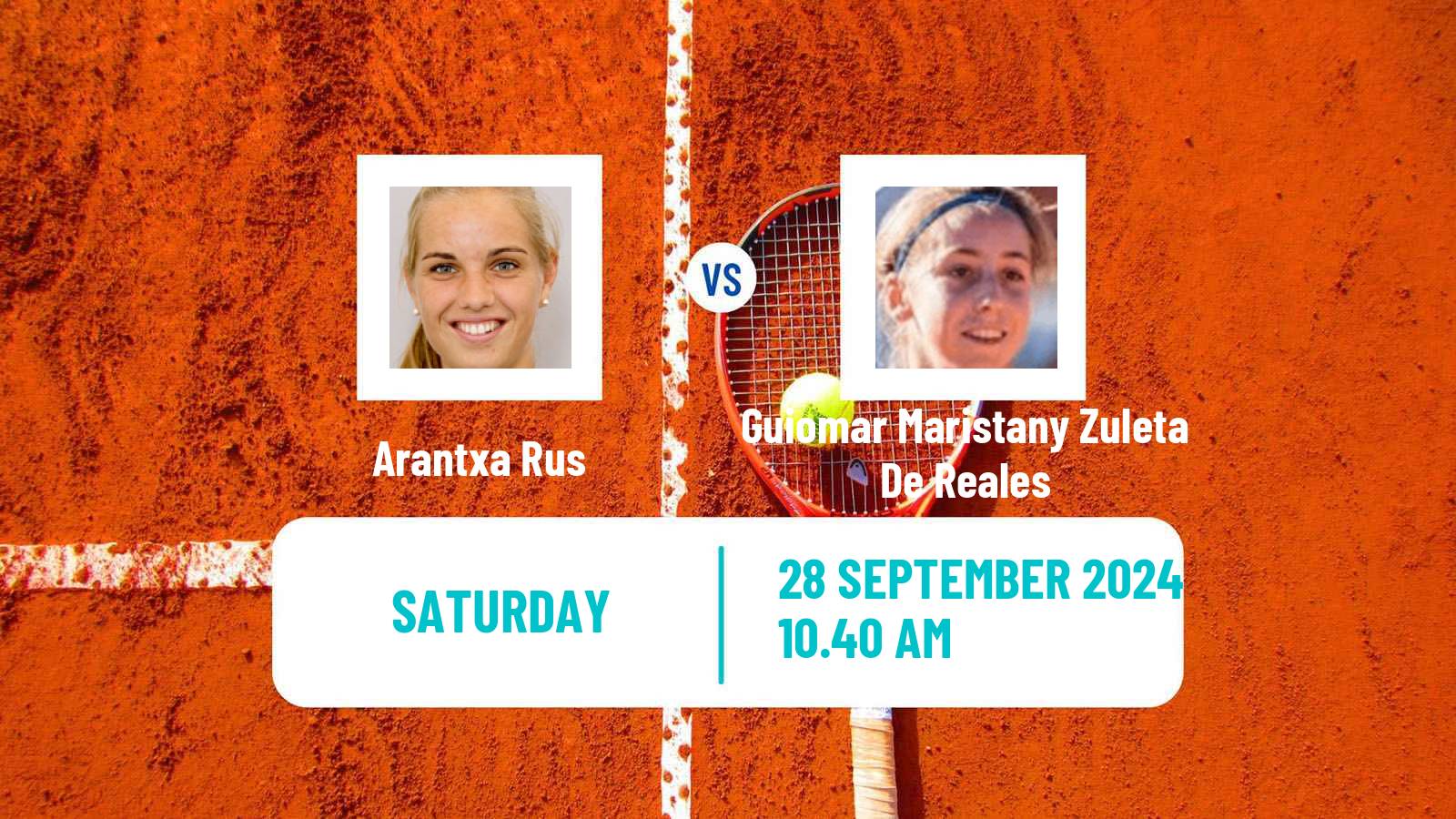 Tennis ITF W75 Lisbon Women Arantxa Rus - Guiomar Maristany Zuleta De Reales