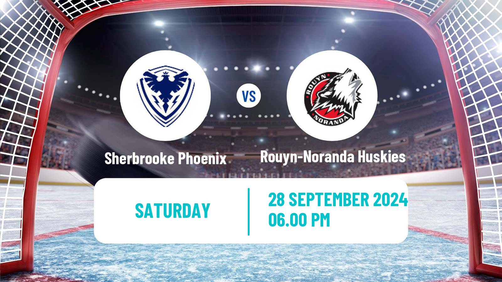 Hockey QMJHL Sherbrooke Phoenix - Rouyn-Noranda Huskies