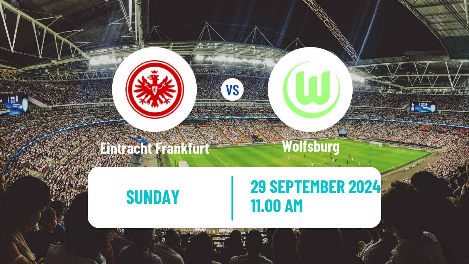 Soccer German Bundesliga Women Eintracht Frankfurt - Wolfsburg