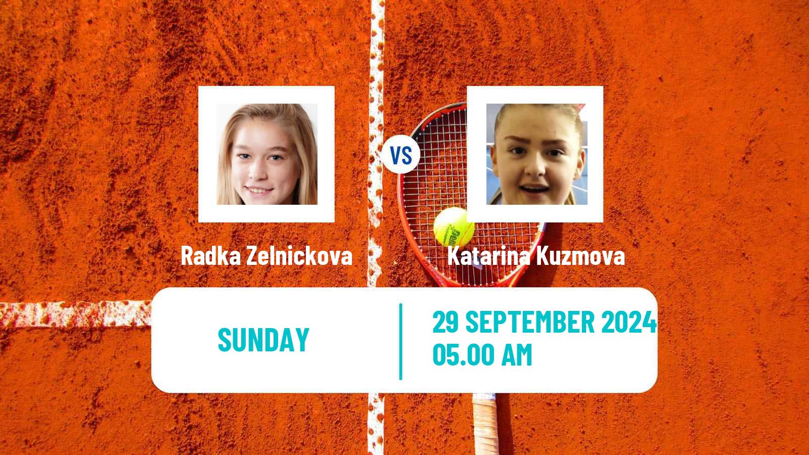 Tennis ITF W15 Trnava Women Radka Zelnickova - Katarina Kuzmova