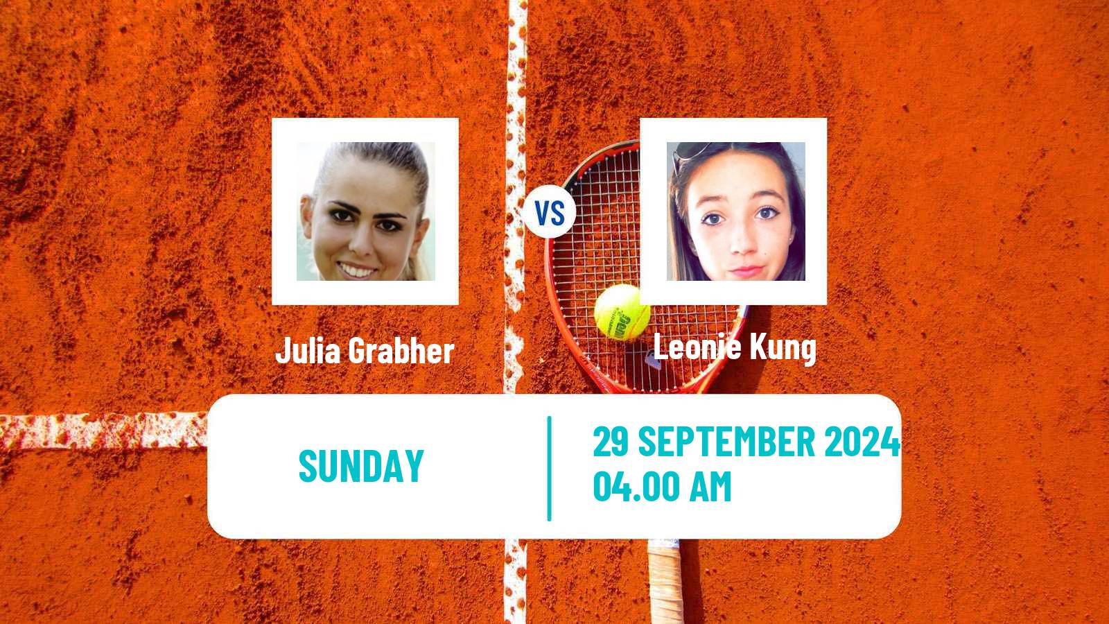 Tennis ITF W35 Santa Margherita Di Pula 8 Women Julia Grabher - Leonie Kung