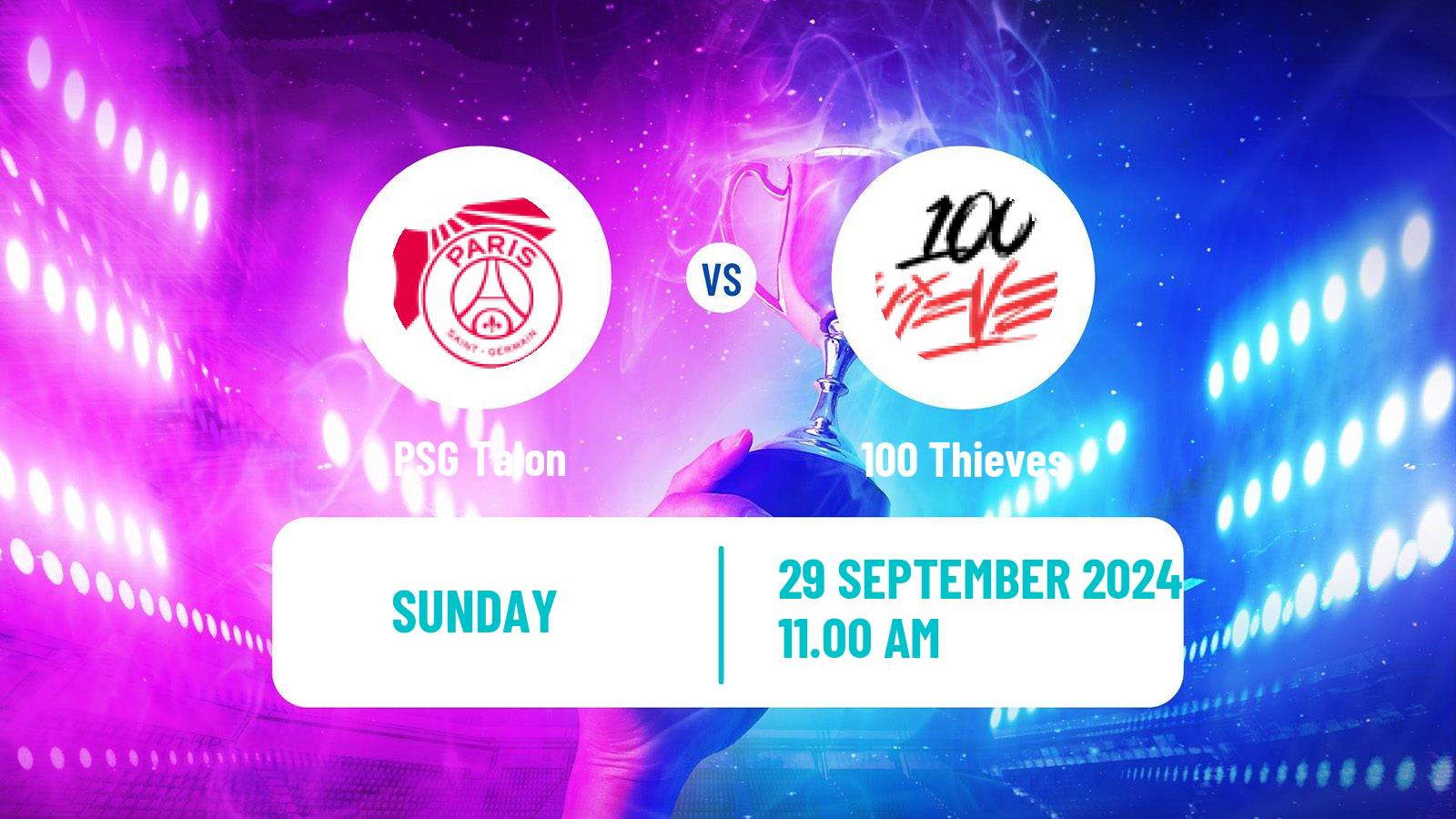 Esports League Of Legends World Championship PSG Talon - 100 Thieves