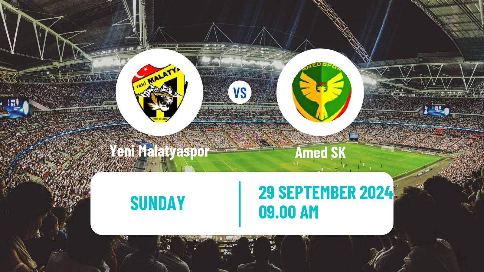 Soccer Turkish First League Yeni Malatyaspor - Amed SK