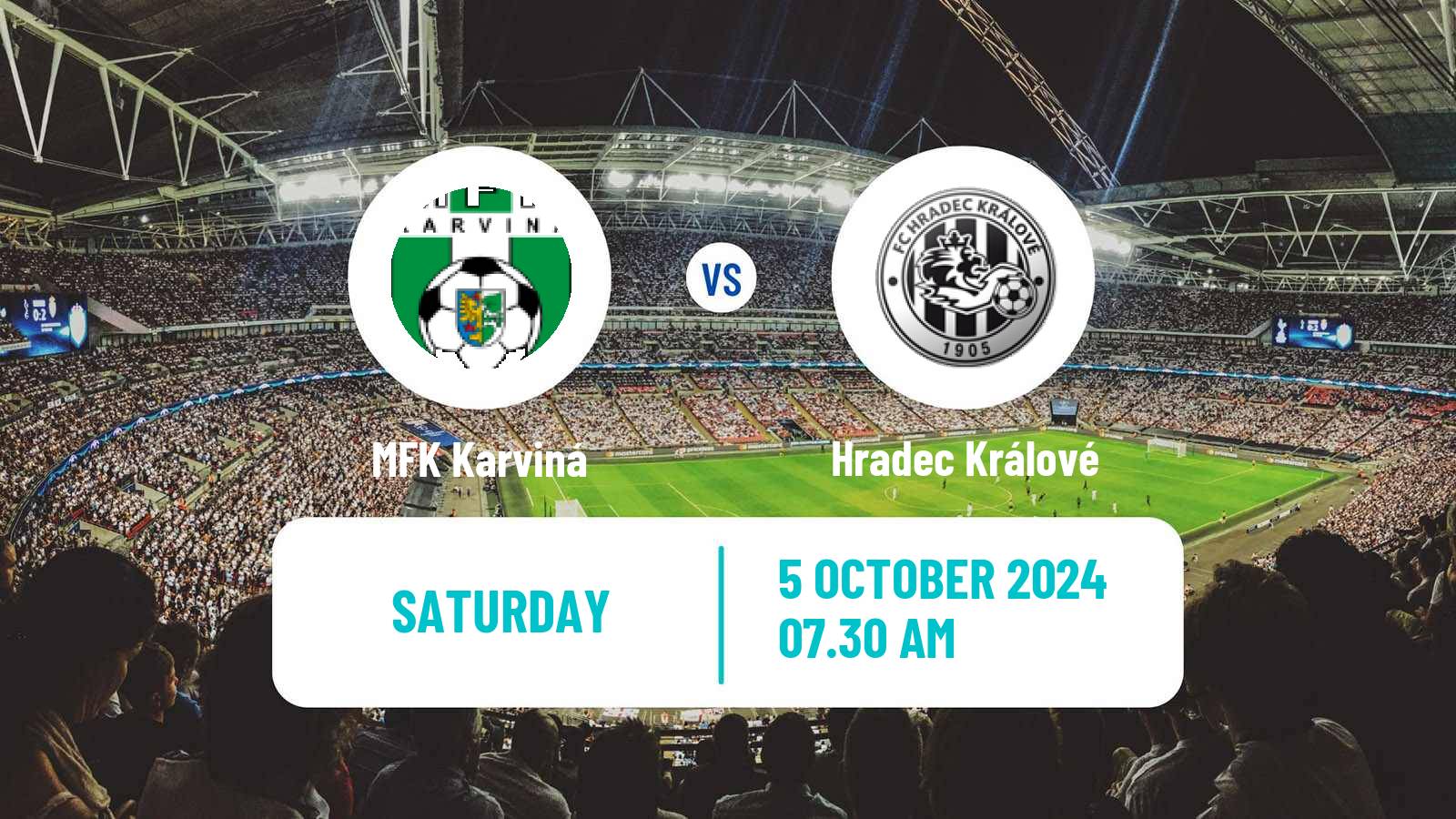 Soccer Czech 1 Liga Karviná - Hradec Králové