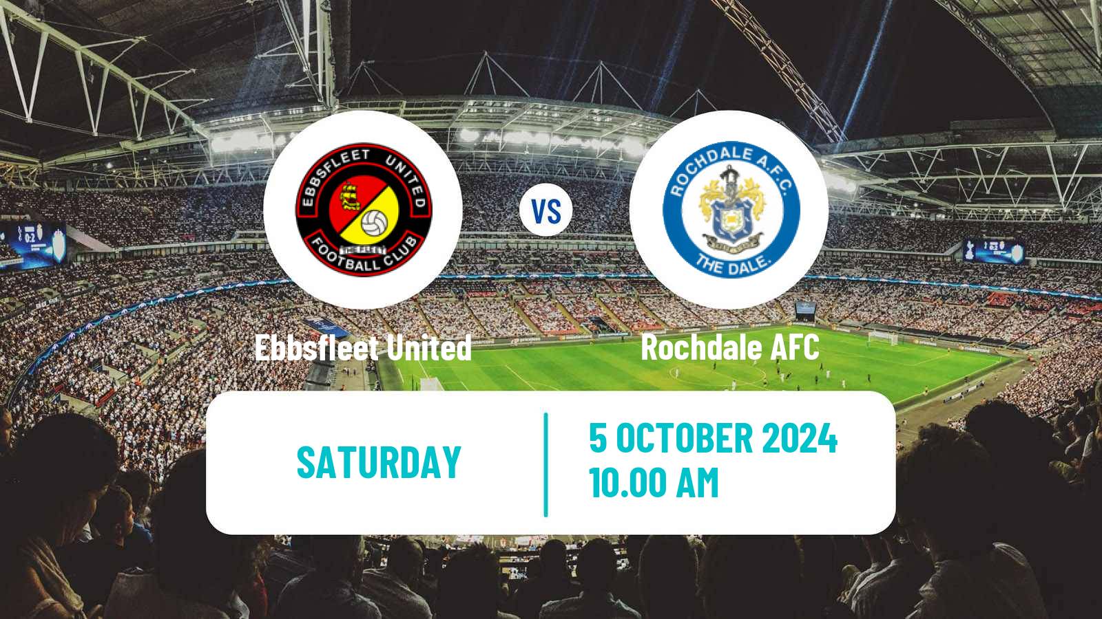 Soccer English National League Ebbsfleet United - Rochdale