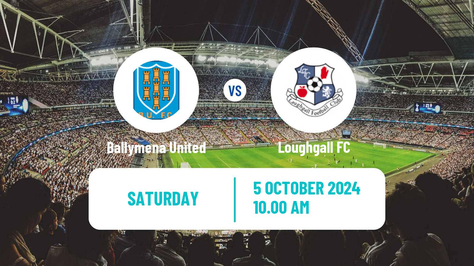 Soccer Northern Irish Premiership Ballymena United - Loughgall