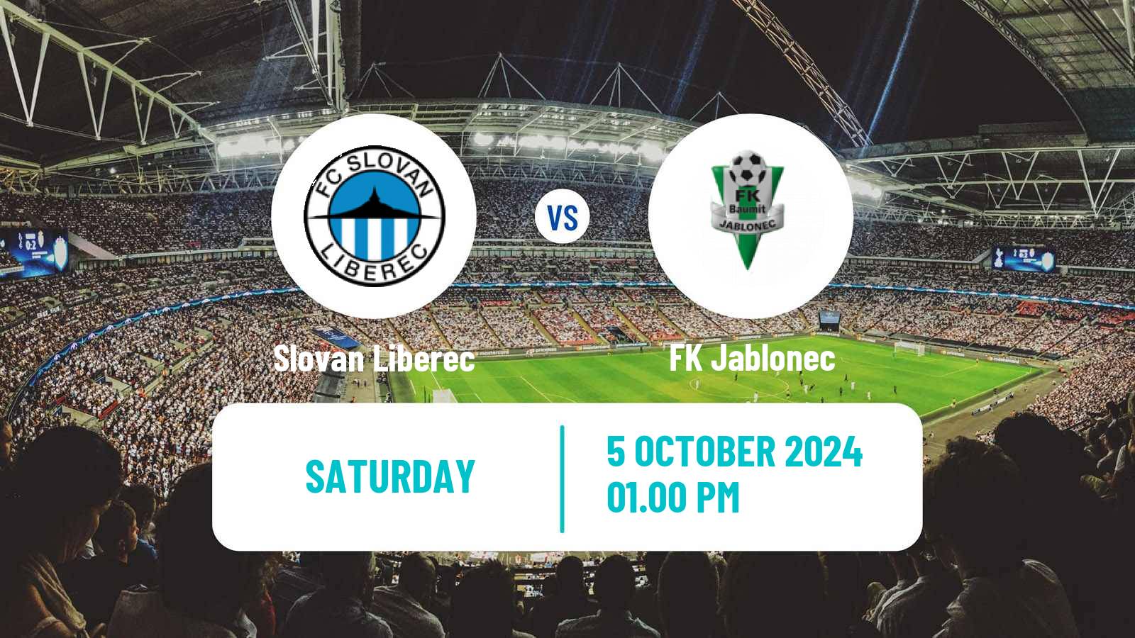 Soccer Czech 1 Liga Slovan Liberec - Jablonec