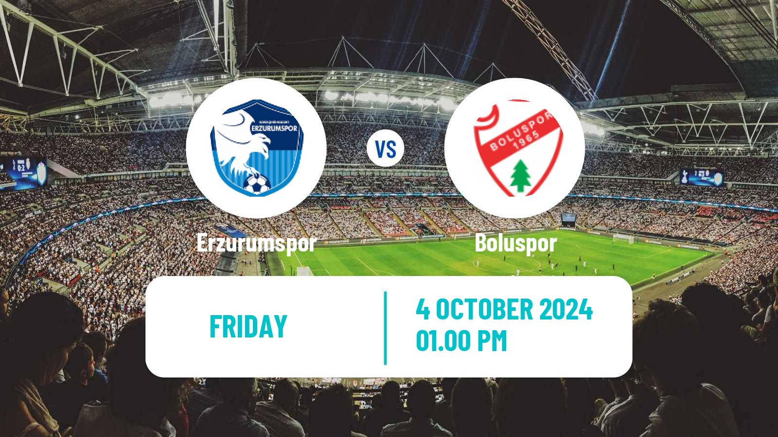 Soccer Turkish First League Erzurumspor - Boluspor