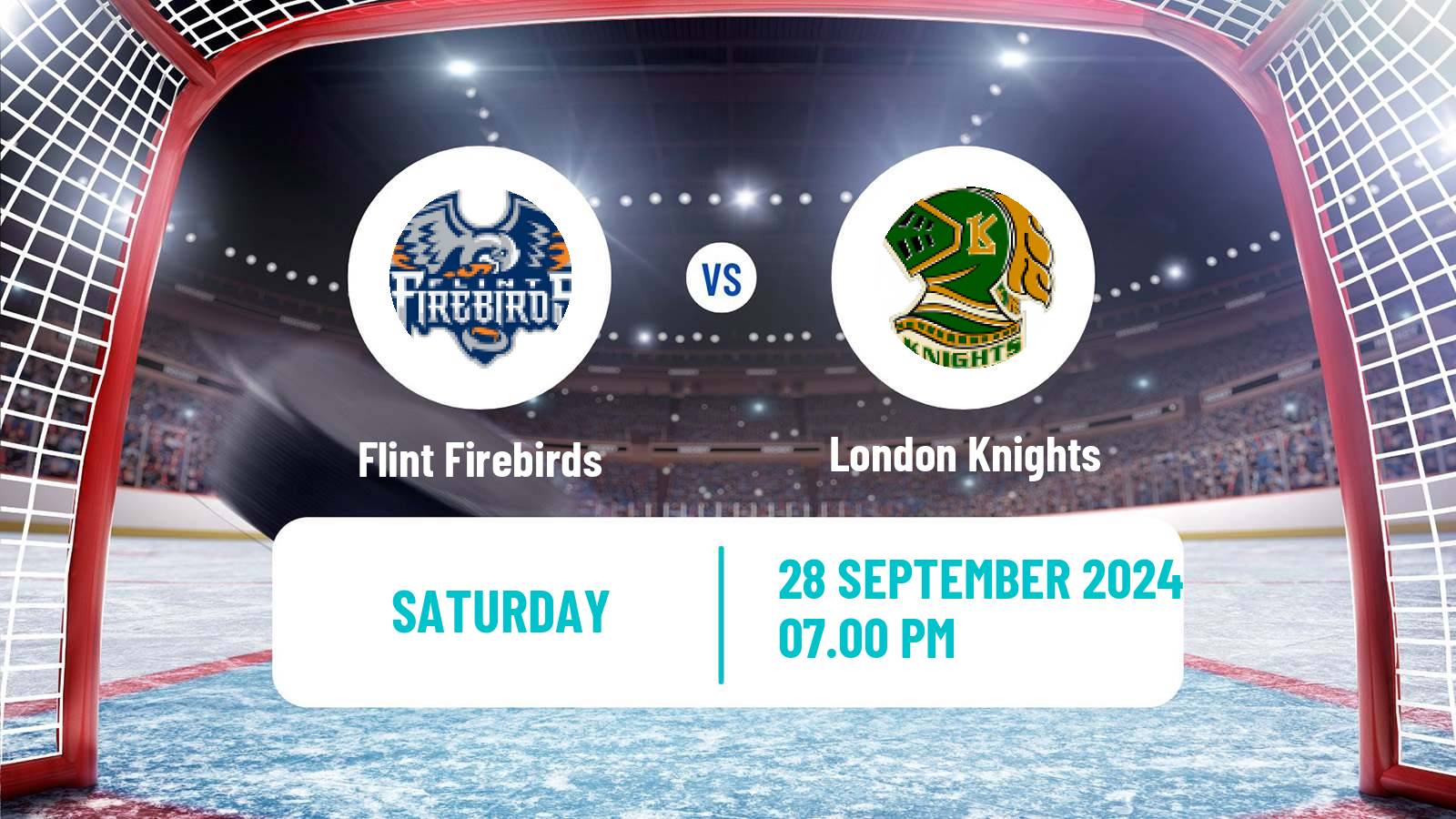 Hockey OHL Flint Firebirds - London Knights