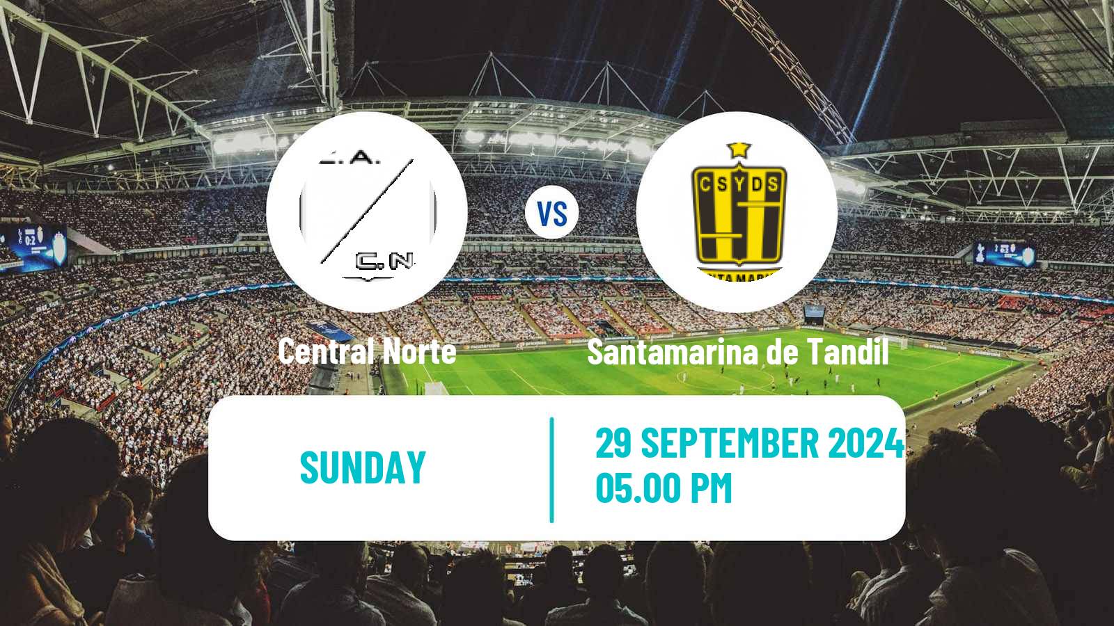 Soccer Argentinian Torneo Federal Central Norte - Santamarina de Tandil