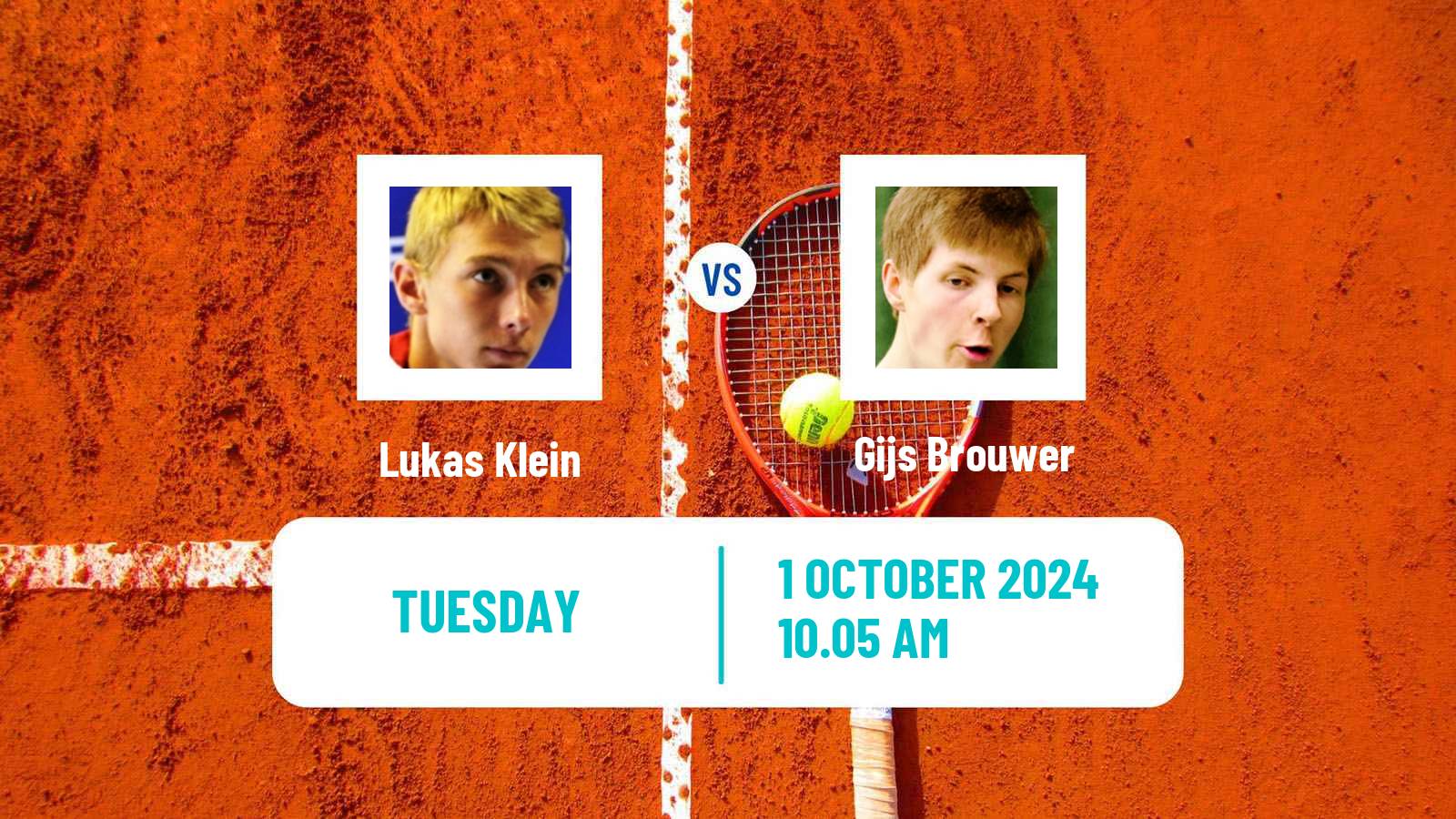 Tennis Alicante Challenger Men Lukas Klein - Gijs Brouwer