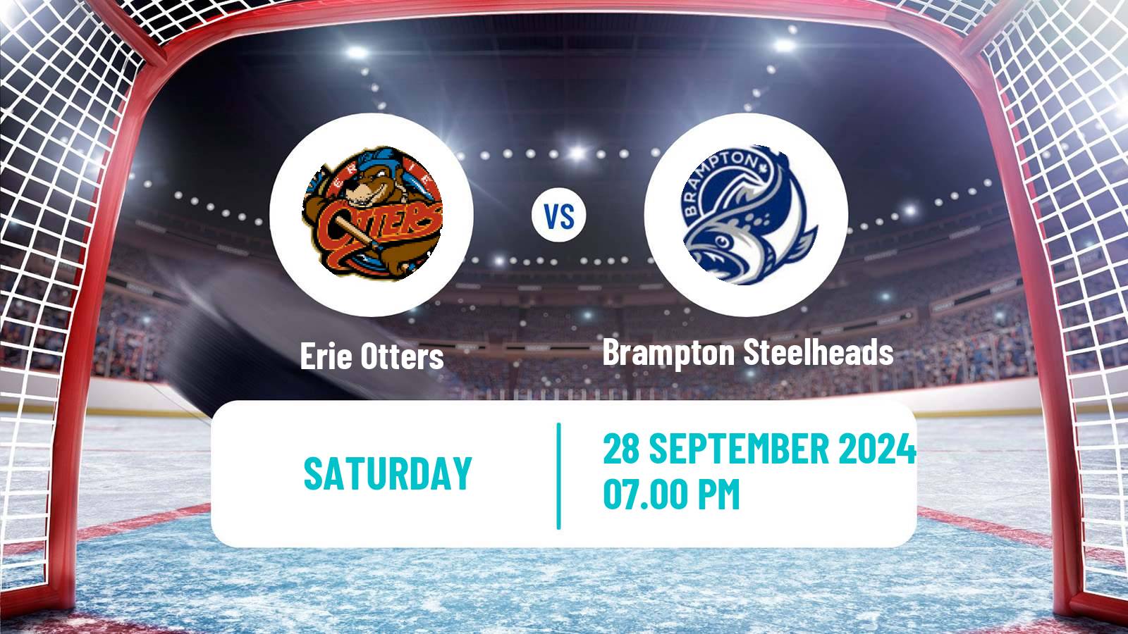 Hockey OHL Erie Otters - Brampton Steelheads