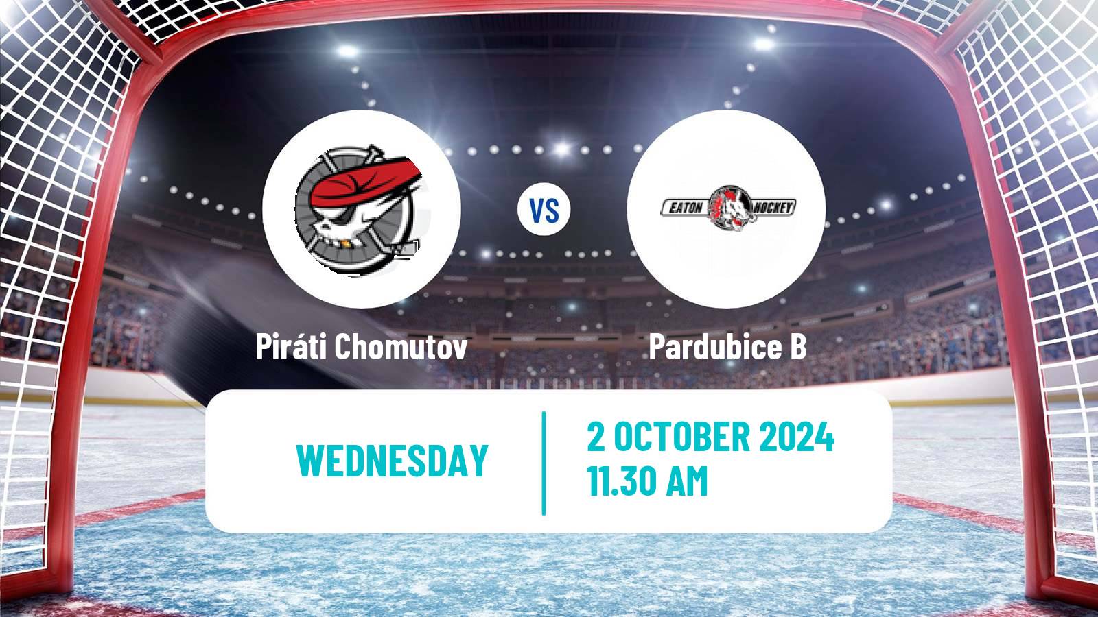 Hockey Czech Chance Liga Piráti Chomutov - Pardubice B