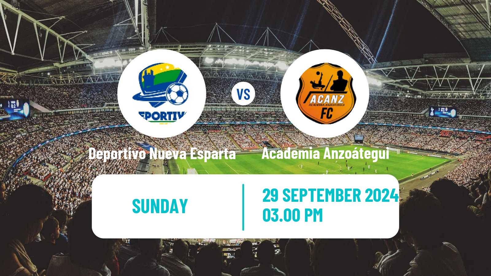 Soccer Venezuelan Segunda Division Deportivo Nueva Esparta - Academia Anzoátegui