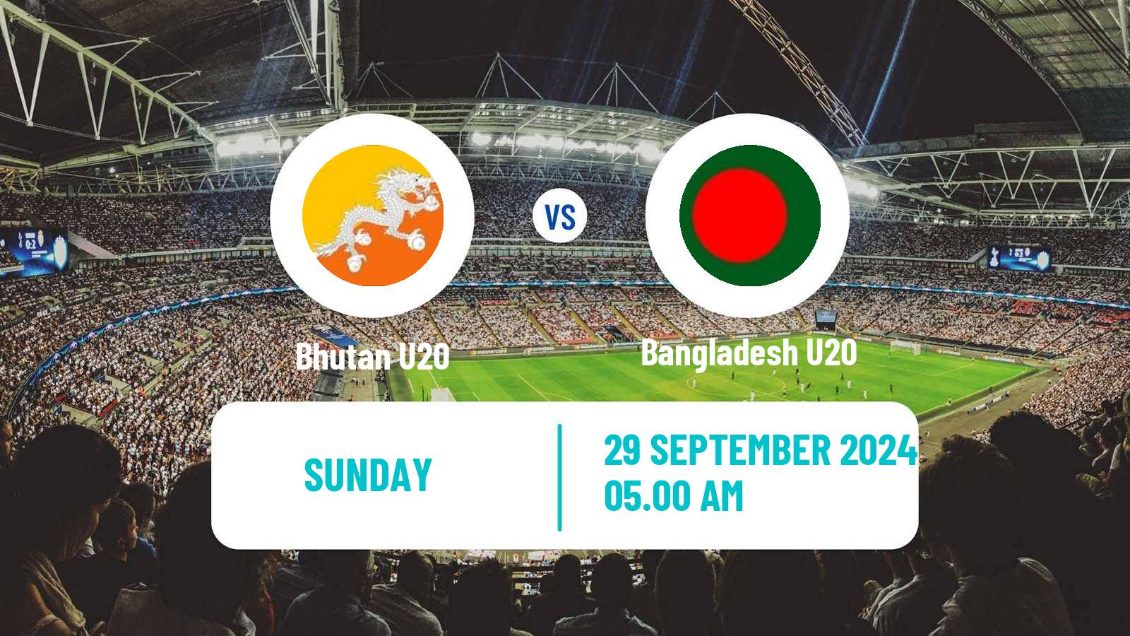 Soccer AFC Championship U20 Bhutan U20 - Bangladesh U20