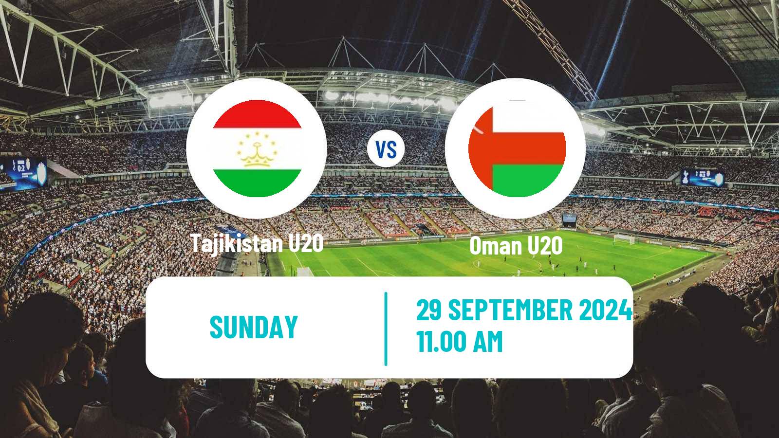 Soccer AFC Championship U20 Tajikistan U20 - Oman U20