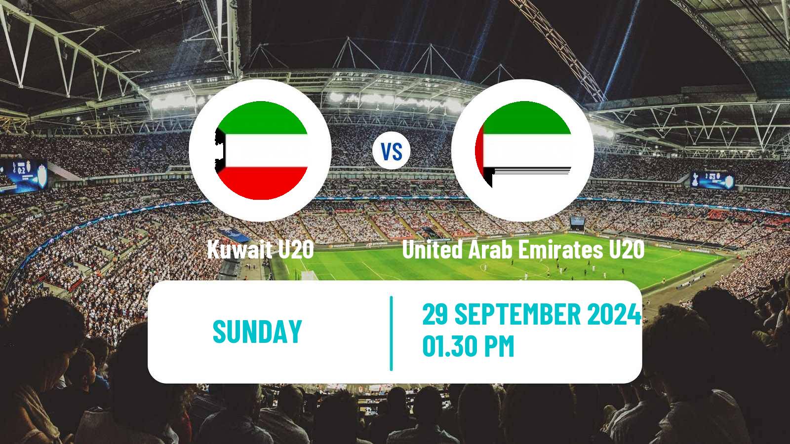 Soccer AFC Championship U20 Kuwait U20 - United Arab Emirates U20